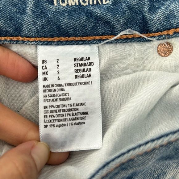 American Eagle Outfitters Tomgirl Destroyed Jeans - Picture 7 of 10